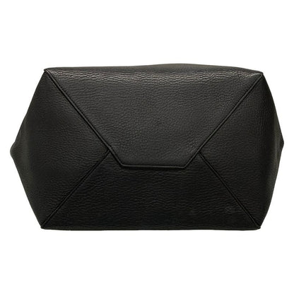 Celine Tote Bag Cabas Phantom Black Inside Silver Leather