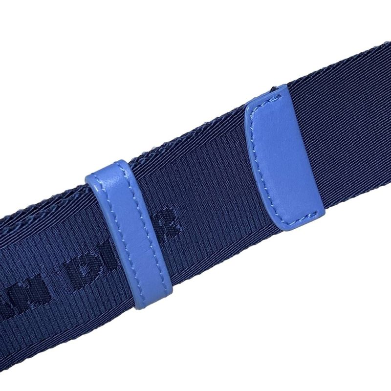 Dior Christian Dior Waist Pouch Saddle Nylon Body Bag Blue X Navy CD Motif