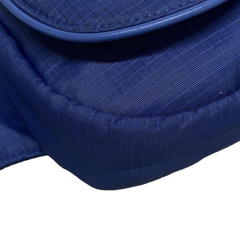 Dior Christian Dior Waist Pouch Saddle Nylon Body Bag Blue X Navy CD Motif