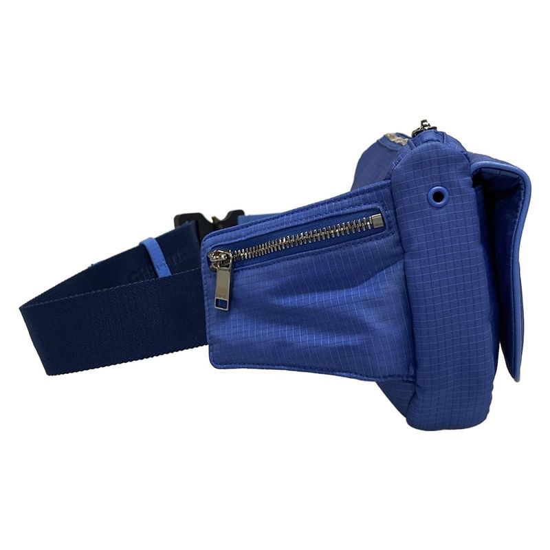 Dior Christian Dior Waist Pouch Saddle Nylon Body Bag Blue X Navy CD Motif