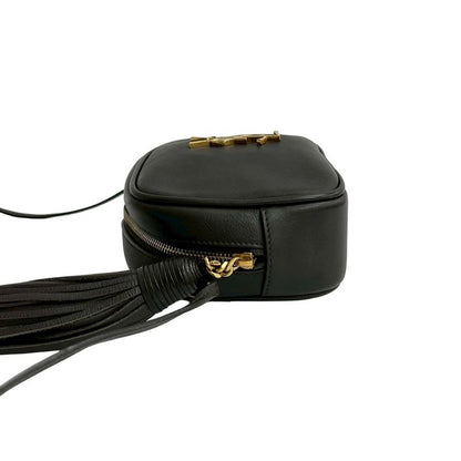 Saint Laurent Paris YSL Logo Hardware Tassel Leather Mini