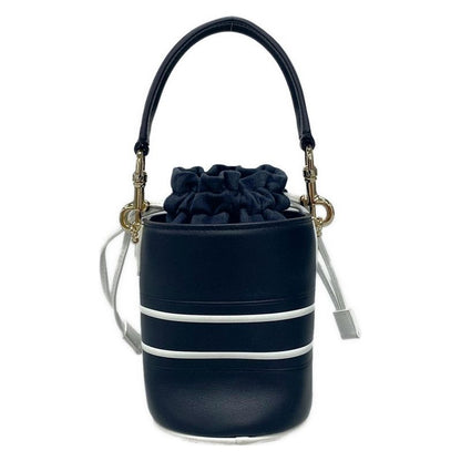 Dior Christian Dior Handbag Vibe Micro Bucket Bag Navy X White Mini Size