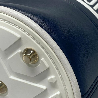 Dior Christian Dior Handbag Vibe Micro Bucket Bag Navy X White Mini Size
