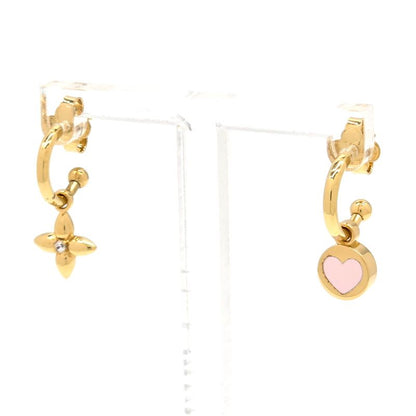 Louis Vuitton Earrings Iconic Heart Gold Color Metal