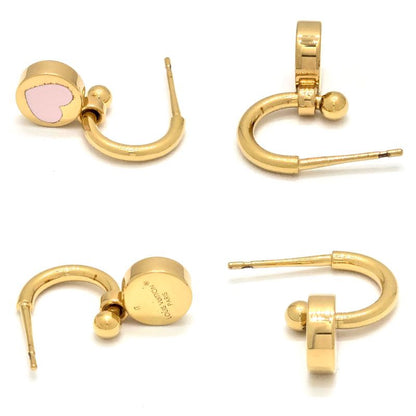 Louis Vuitton Earrings Iconic Heart Gold Color Metal