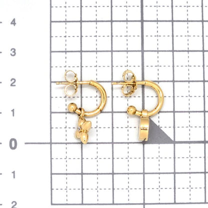 Louis Vuitton Earrings Iconic Heart Gold Color Metal