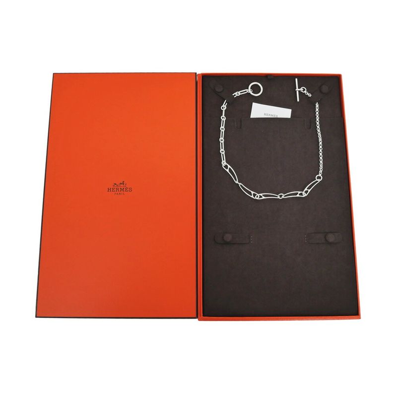 Hermes Necklace Chaine D'ancre Punk ST Ag925 Silver - Women's Accessorie