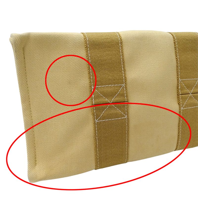 Hermes Bag Ladies Brand Handbag Tote Bag Coquiage PM Toile Officier Beige