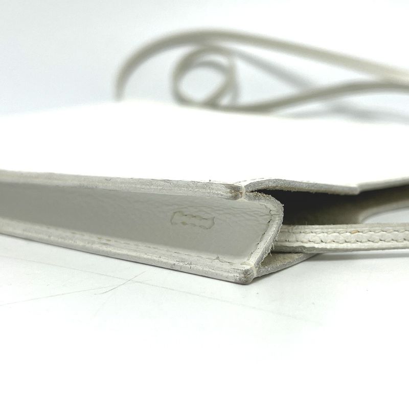 Hermes Shoulder Bag Onimetu Leather White