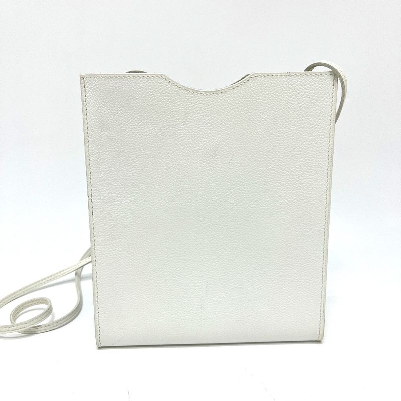 Hermes Shoulder Bag Onimetu Leather White