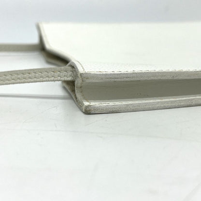 Hermes Shoulder Bag Onimetu Leather White