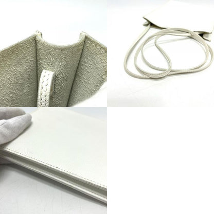 Hermes Shoulder Bag Onimetu Leather White