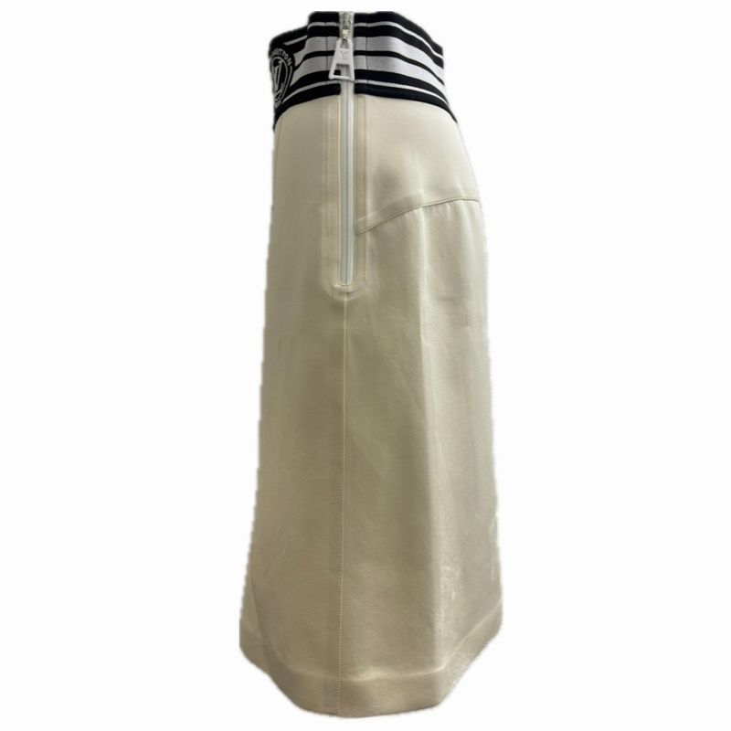 Louis Vuitton Skirt 22ss LV Stripe Pencil Skirt Rw222j G72 Fnsk10 Nylon Beige