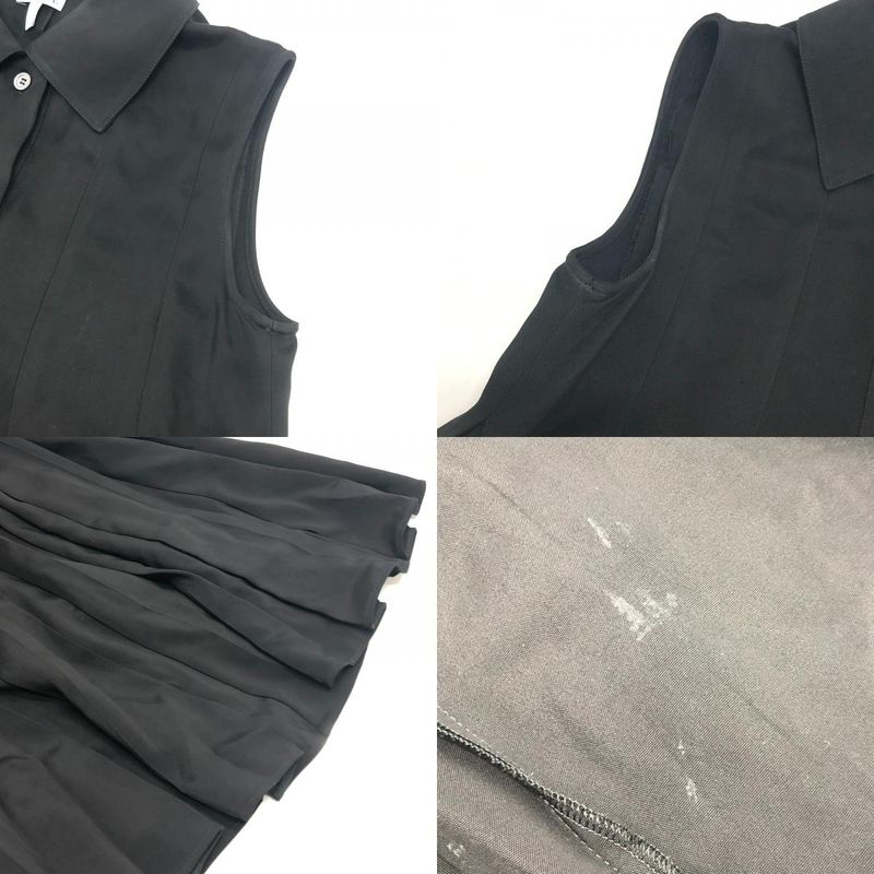 Loewe One Piece Trapeze Short Dress S359y09xg5 Rayon Black