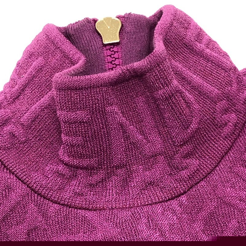 Fendi Dress Zucca Pattern Fzd 917 Rayon Pink