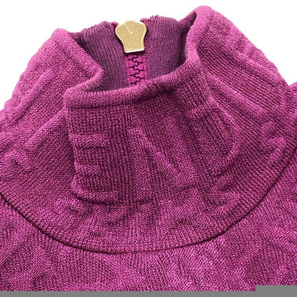 Fendi Dress Zucca Pattern Fzd 917 Rayon Pink