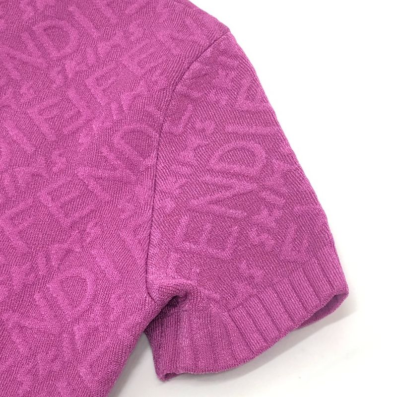 Fendi Dress Zucca Pattern Fzd 917 Rayon Pink