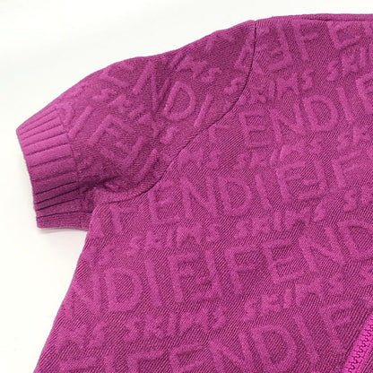 Fendi Dress Zucca Pattern Fzd 917 Rayon Pink