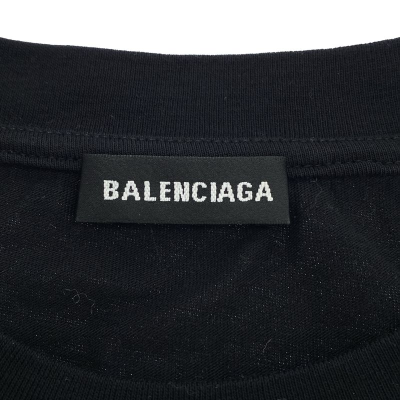 Balenciaga Back Logo T-Shirt txk 46 Black