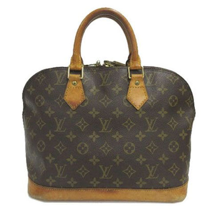 Louis Vuitton Monogram Alma Handbag PVC Leather Brown