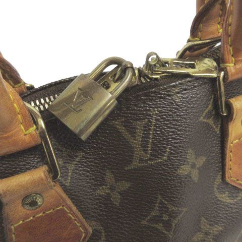 Louis Vuitton Monogram Alma Handbag PVC Leather Brown
