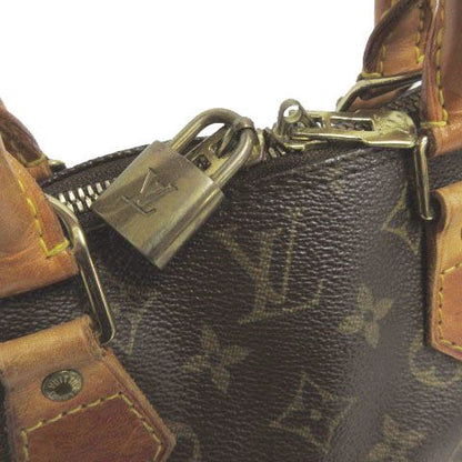 Louis Vuitton Monogram Alma Handbag PVC Leather Brown