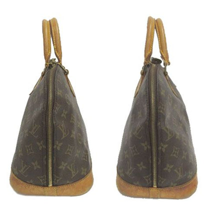 Louis Vuitton Monogram Alma Handbag PVC Leather Brown