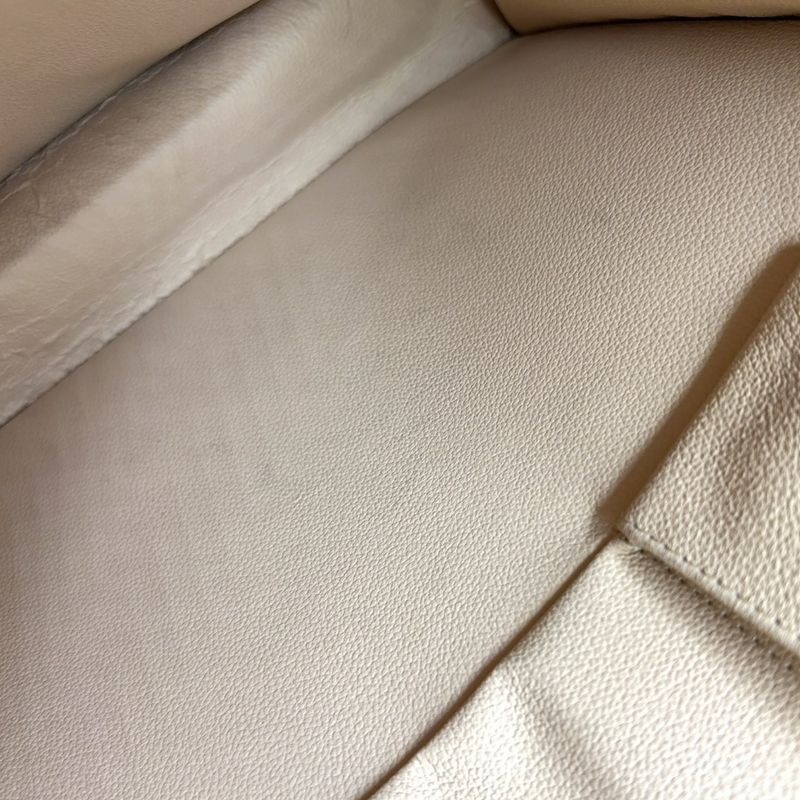 Louis Vuitton Sac Plastic Monogram Handbag Leather ×pvc Brown Tote Bag Gold