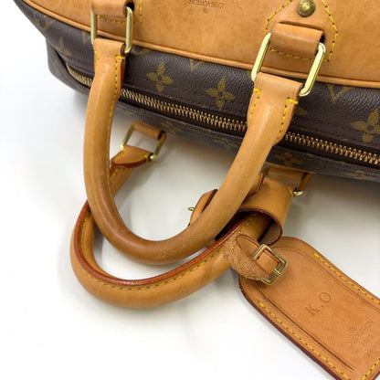 Louis Vuitton Evasion Monogram Leather ×pvc Brown Boston Bag Gold M41443