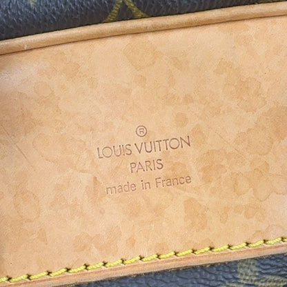 Louis Vuitton Evasion Monogram Leather ×pvc Brown Boston Bag Gold M41443