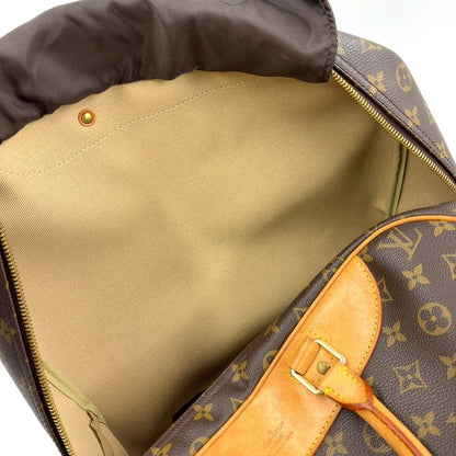 Louis Vuitton Evasion Monogram Leather ×pvc Brown Boston Bag Gold M41443