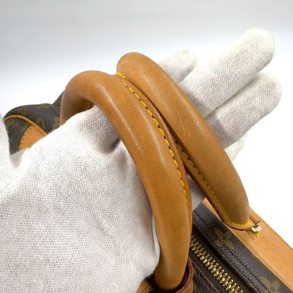 Louis Vuitton Evasion Monogram Leather ×pvc Brown Boston Bag Gold M41443