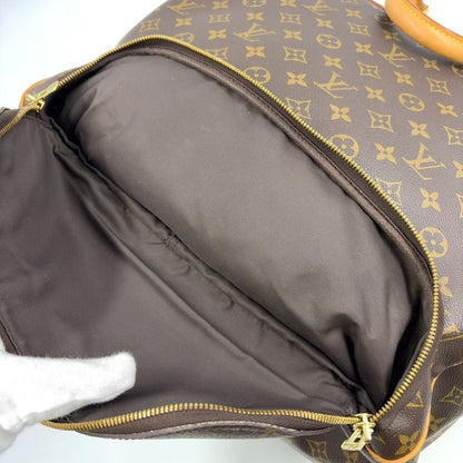 Louis Vuitton Evasion Monogram Leather ×pvc Brown Boston Bag Gold M41443