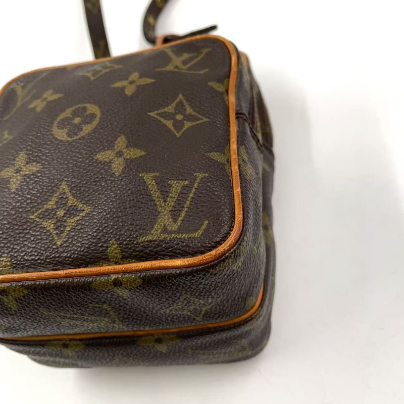 Louis Vuitton Mini Amazon Monogram Leather × PVC Brown Shoulder Bag Gold M45238