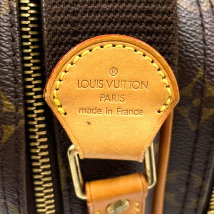 Louis Vuitton Reporter PM Monogram Leather × PVC Brown Shoulder Bag Gold M45254