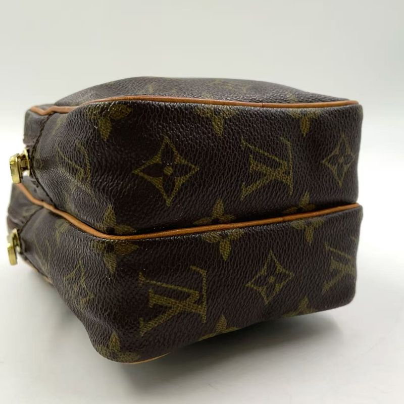 Louis Vuitton Mini Amazon Monogram Leather × PVC Brown Shoulder Bag Gold M45238