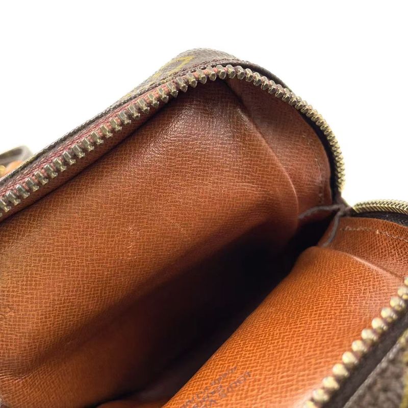 Louis Vuitton Mini Amazon Monogram Leather × PVC Brown Shoulder Bag Gold M45238