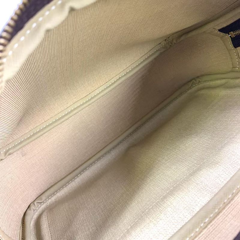 Louis Vuitton Reporter PM Monogram Leather × PVC Brown Shoulder Bag Gold M45254