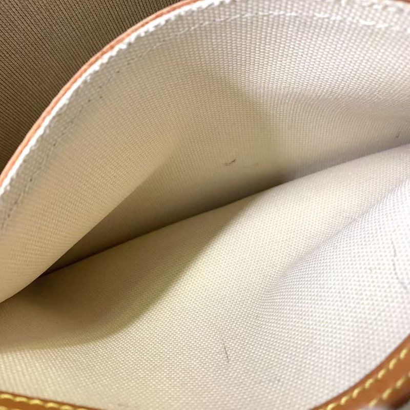 Louis Vuitton Reporter PM Monogram Leather × PVC Brown Shoulder Bag Gold M45254