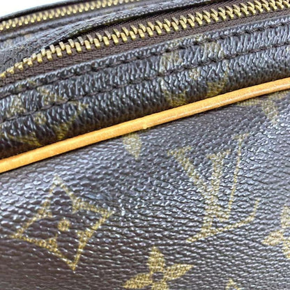 Louis Vuitton Reporter PM Monogram Leather × PVC Brown Shoulder Bag Gold M45254