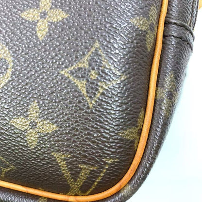 Louis Vuitton Reporter PM Monogram Leather × PVC Brown Shoulder Bag Gold M45254