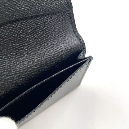 Louis Vuitton Anvelope Cult Devisit Epi Noir Black Leather Black Card Case