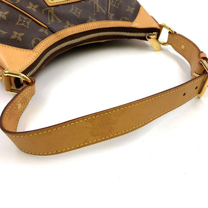 Louis Vuitton Thames PM Monogram Leather ×pvc Brown Shoulder Bag Gold M56384