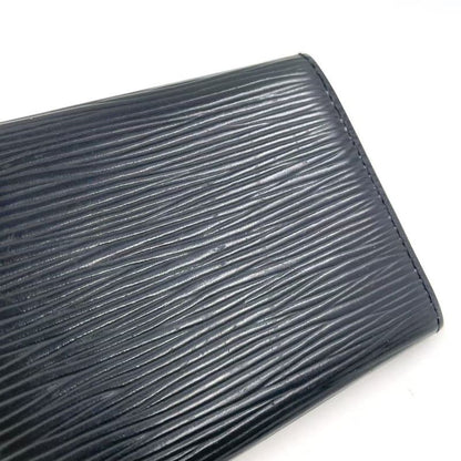 Louis Vuitton Anvelope Cult Devisit Epi Noir Black Leather Black Card Case