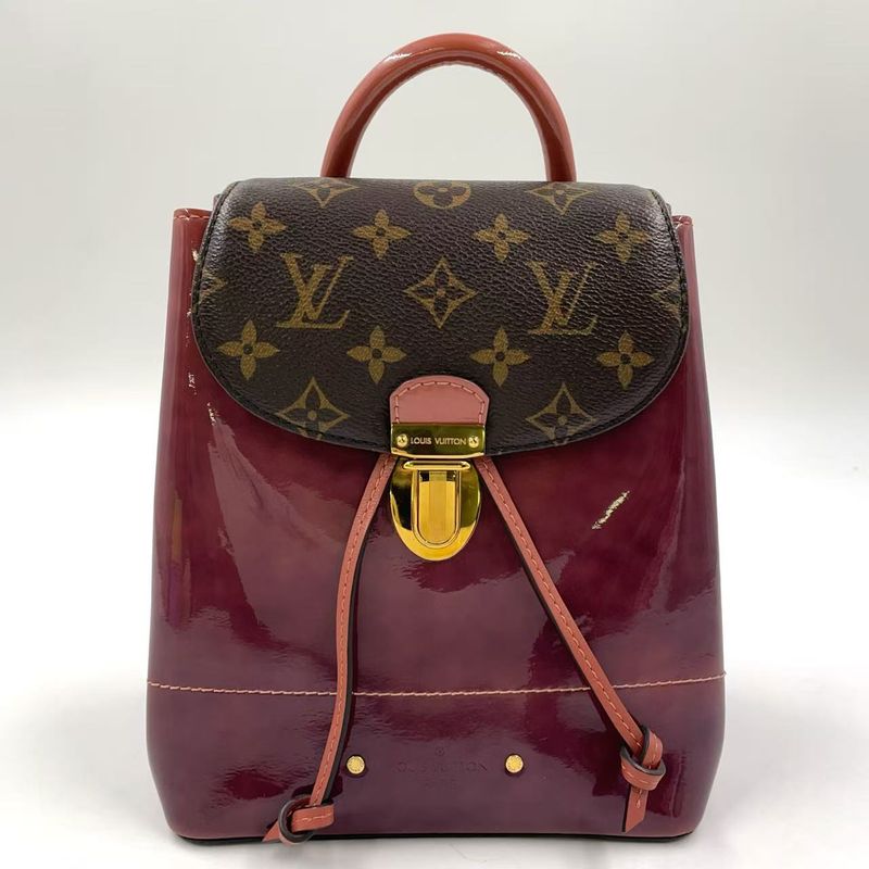 Louis Vuitton Hot Spring Monogram Vieux Leather × PVC Dusty Pink × Brown