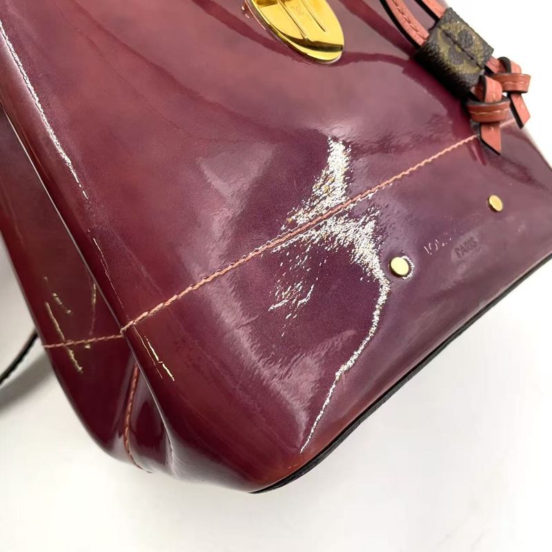 Louis Vuitton Hot Spring Monogram Vieux Leather × PVC Dusty Pink × Brown