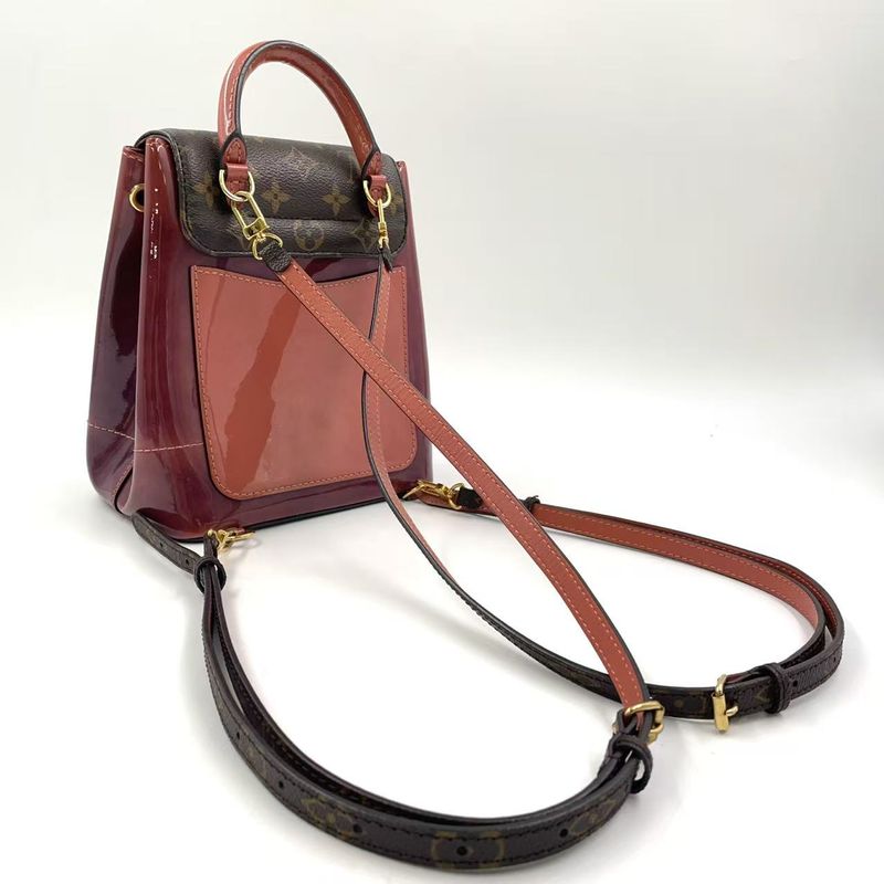 Louis Vuitton Hot Spring Monogram Vieux Leather × PVC Dusty Pink × Brown