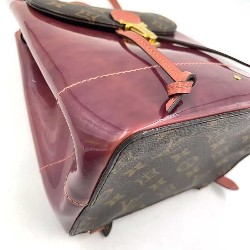 Louis Vuitton Hot Spring Monogram Vieux Leather × PVC Dusty Pink × Brown