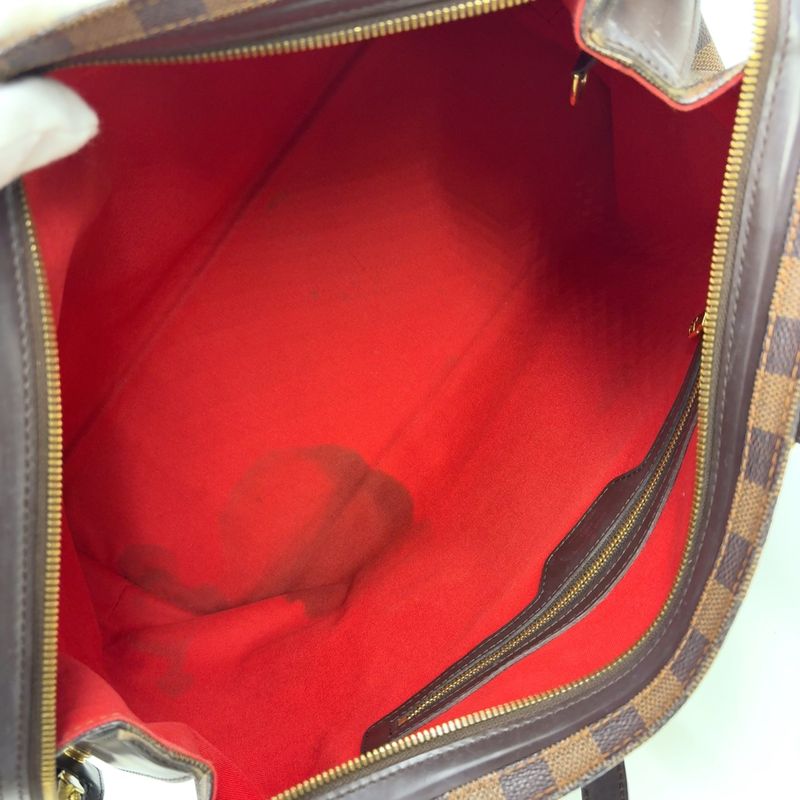 Louis Vuitton Chelsea Damier Ebene Damier Ebene Shoulder Bag Leather ×pvc Brown