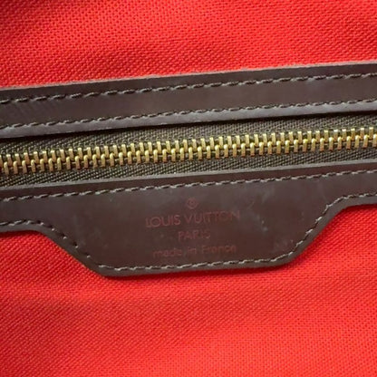 Louis Vuitton Chelsea Damier Ebene Damier Ebene Shoulder Bag Leather ×pvc Brown